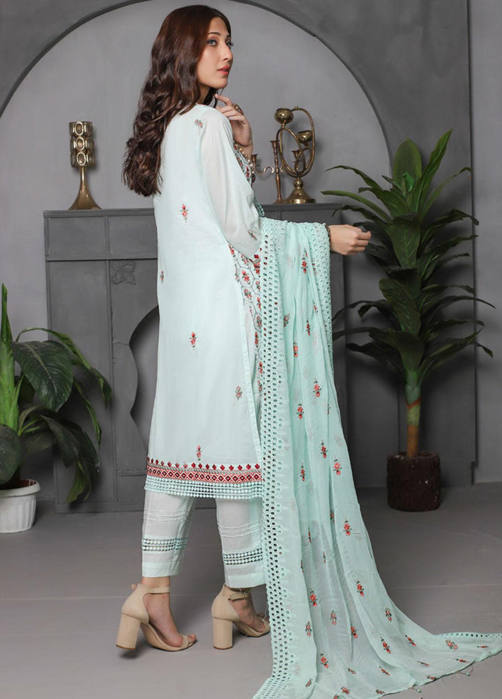 Arzou By MTF Embroidered Bareeza Lawn Suits Unstitched 3 Piece MTF22A 01 - Summer Collection