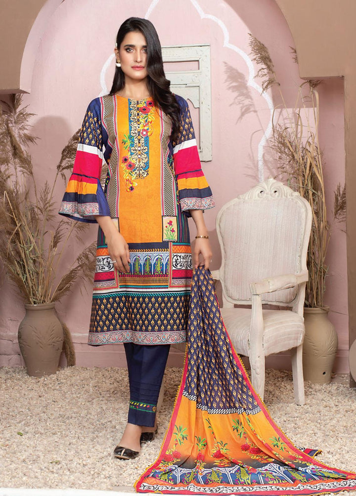 Casual Cool By MTF Printed Lawn Suits Unstitched 3 Piece MTF21CC 05 - Summer Collection