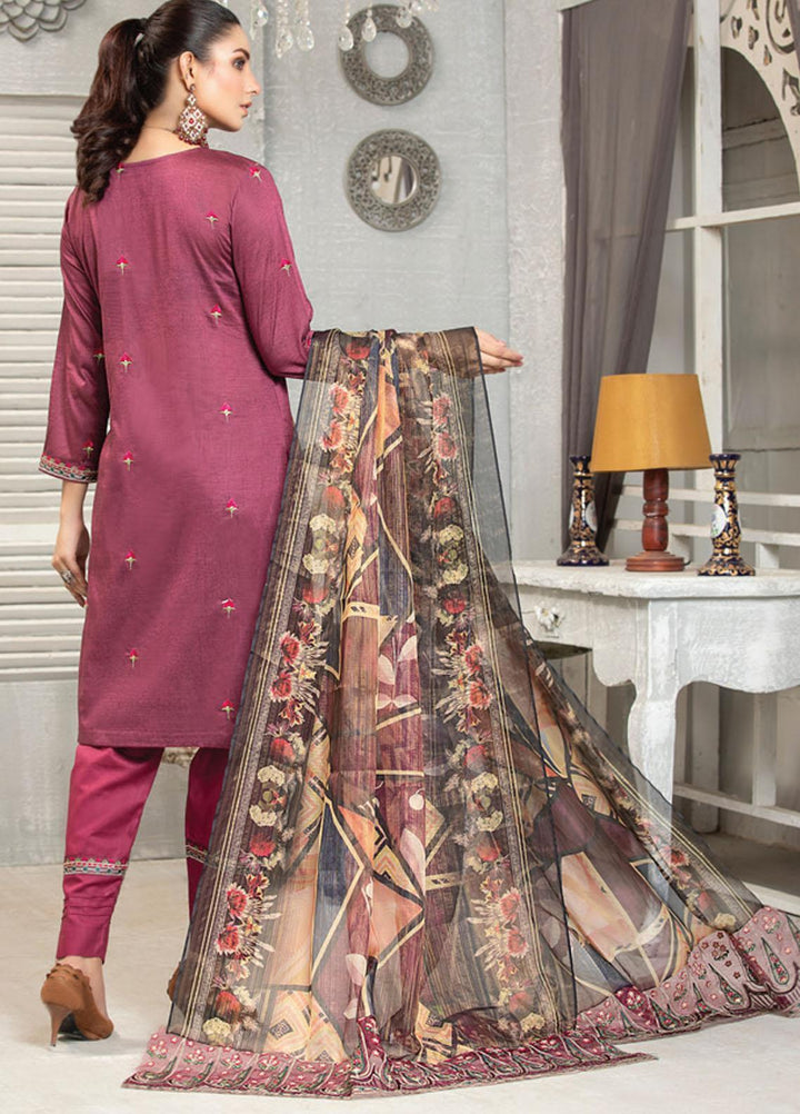 Carnation By MTF Embroidered Lawn Suits Unstitched 3 Piece MTF21C 05 - Summer Collection