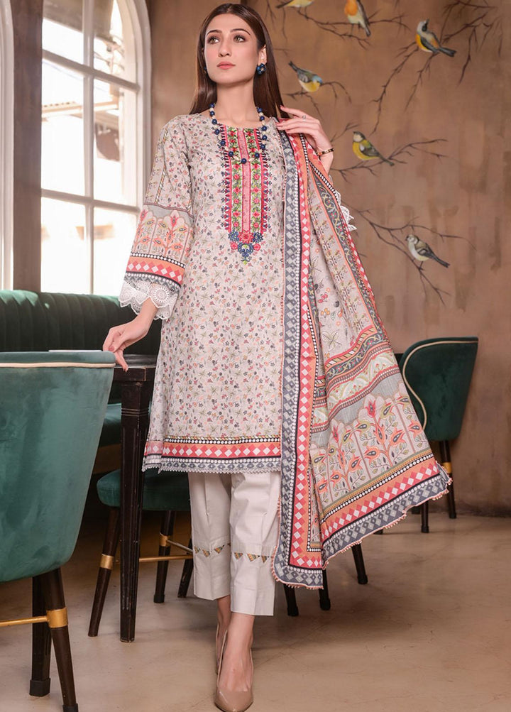 Marvelous Mother By MTF Embroidered Lawn Suits Unstitched 3 Piece MTF22MM 05 - Summer Collection