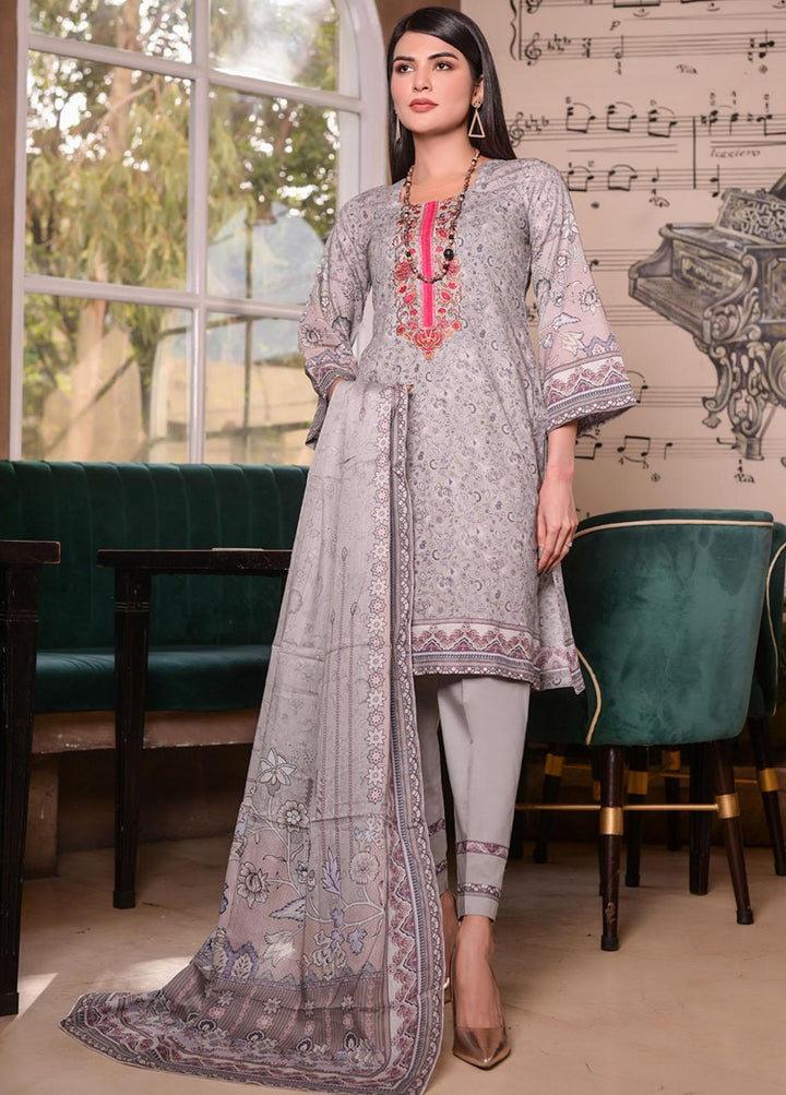 Marvelous Mother By MTF Embroidered Lawn Suits Unstitched 3 Piece MTF22MM 08 - Summer Collection