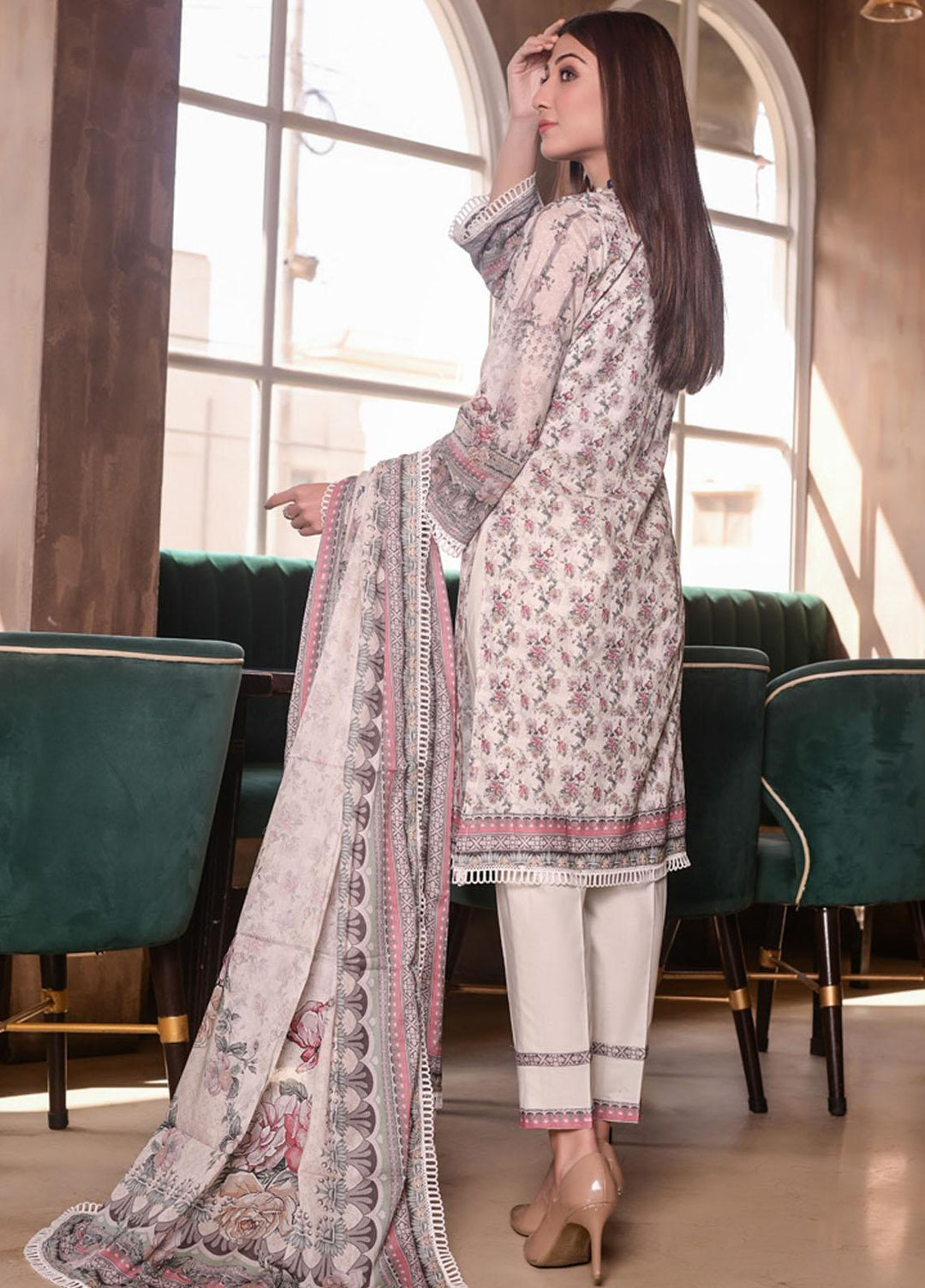 Marvelous Mother By MTF Embroidered Lawn Suits Unstitched 3 Piece MTF22MM 09 - Summer Collection