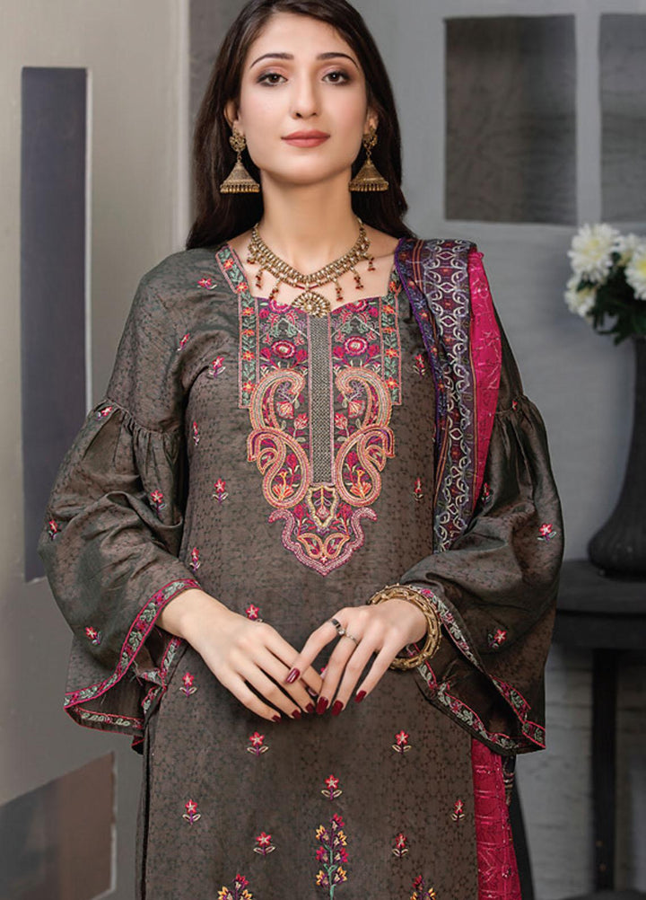 MTF Embroidered Jacquard Suits Unstitched 3 Piece MTF21TT D-05 - Summer Collection
