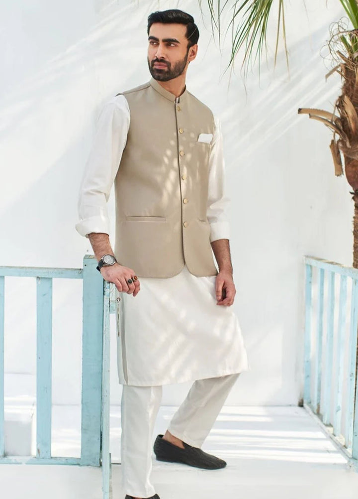 Muraqsh Plain Blended 3 Piece Suit MUR-M-BOO-1-KS