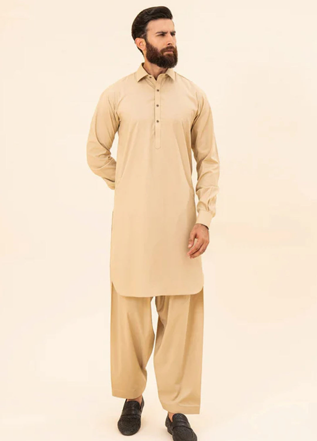 Muraqsh Plain Blended Kameez Shalwar MUR-IFCKS
