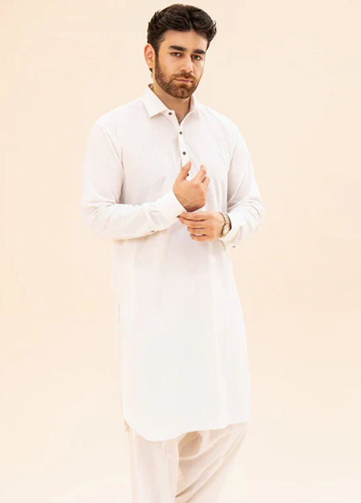 Muraqsh Plain Blended Kameez Shalwar MUR-OWFCK