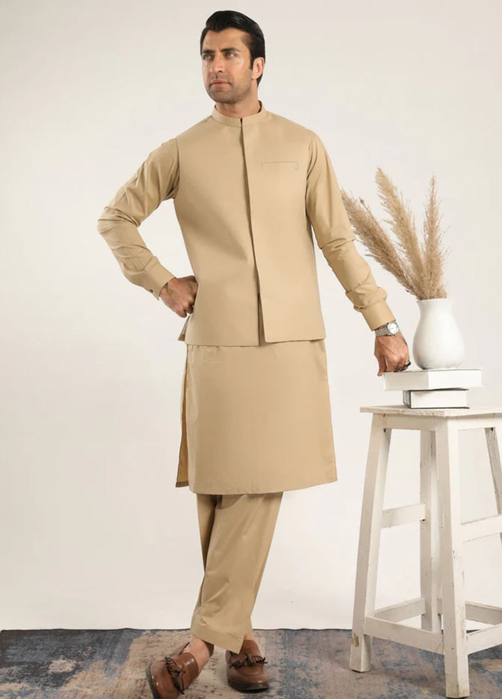 Muraqsh Plain Cotton 3 Piece Suit MUR-ISCKS