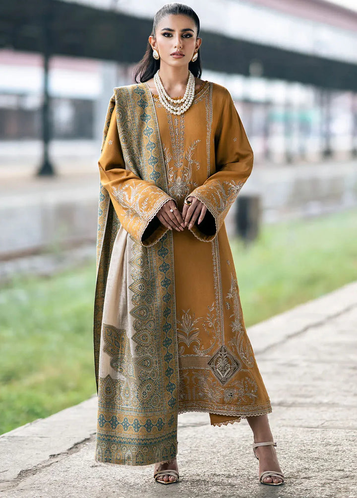 Musafir by Izel Embroidered Wool Suits Unstitched 2 Piece IZL24MF Paras - Winter Collection