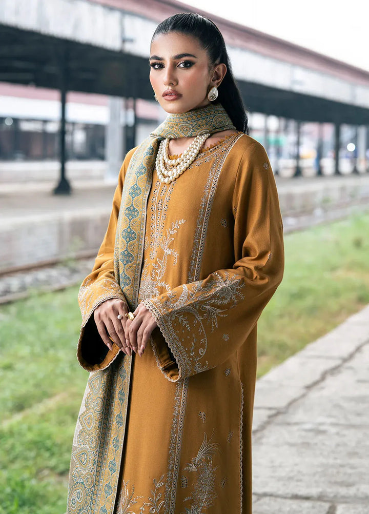 Musafir by Izel Embroidered Wool Suits Unstitched 2 Piece IZL24MF Paras - Winter Collection