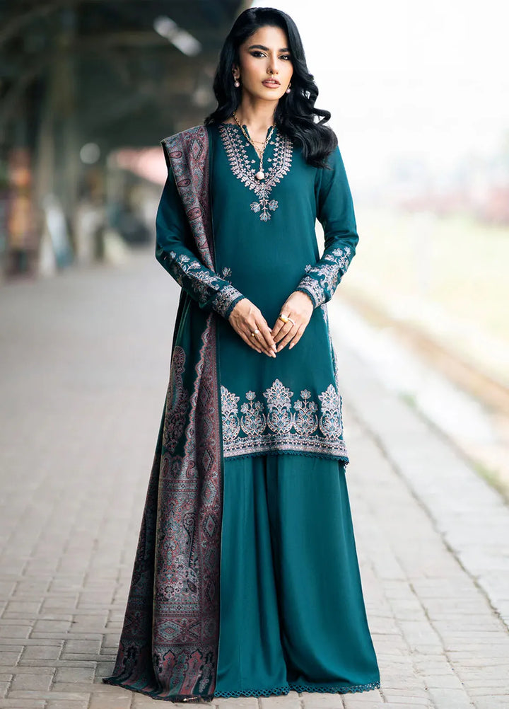 Musafir by Izel Embroidered Wool Suits Unstitched 2 Piece IZL24MF Tabeer - Winter Collection