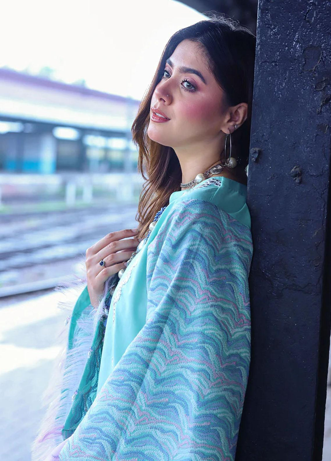 Musafir By Surmai Embroidered Lawn Suits Unstitched 3 Piece SUR23M ELSA - Premium Collection