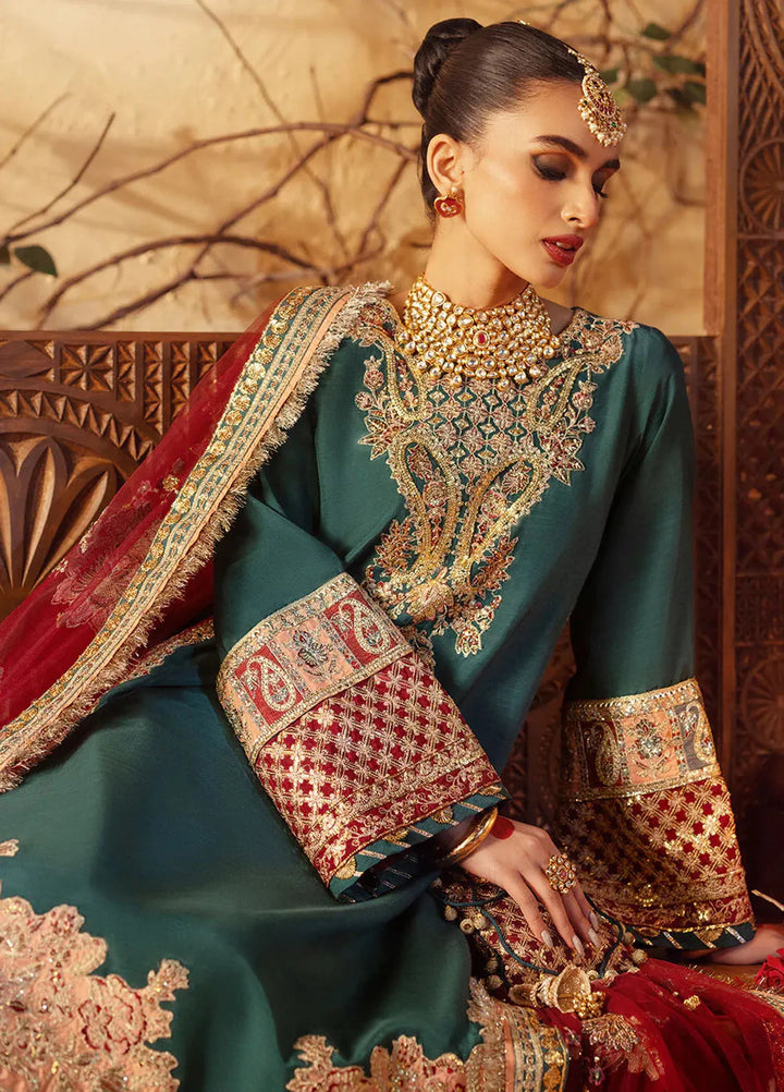 Mushk by AJR Couture Embroidered Suit Unstitched 3 Piece AJR25M Afsana - Formals Collection