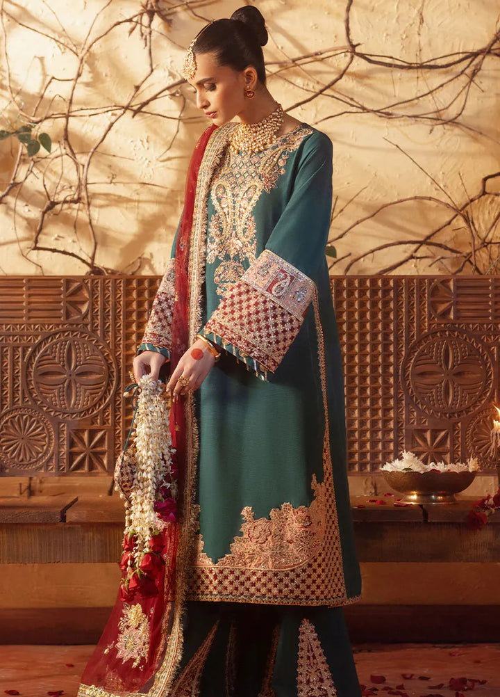 Mushk by AJR Couture Embroidered Suit Unstitched 3 Piece AJR25M Afsana - Formals Collection