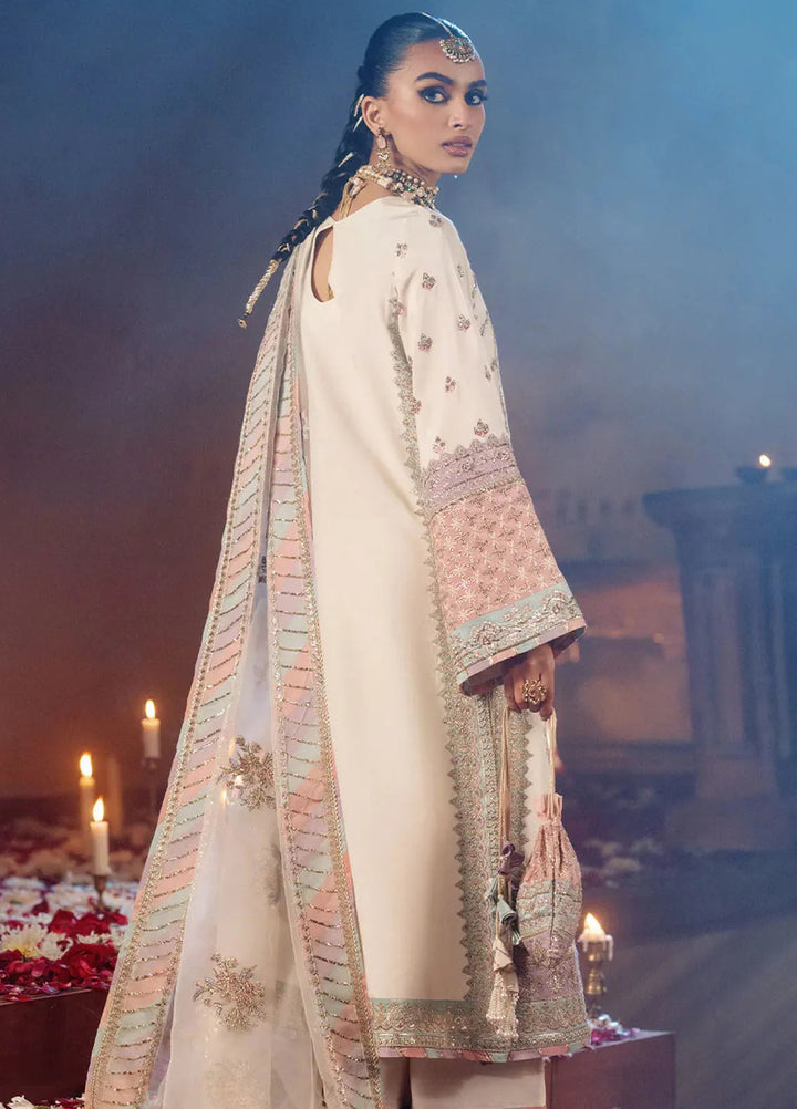Mushk by AJR Couture Embroidered Suit Unstitched 3 Piece AJR25M Chandni - Formals Collection