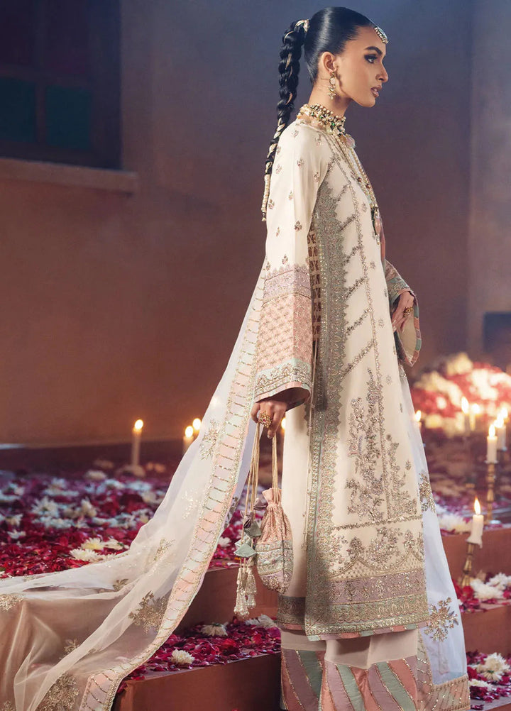 Mushk by AJR Couture Embroidered Suit Unstitched 3 Piece AJR25M Chandni - Formals Collection