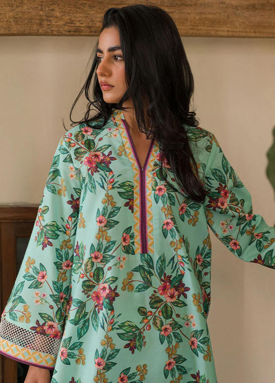 Mushq Pret Printed Cotton 2 Piece Suit MQ23BP MPBPR230114 Tulipa