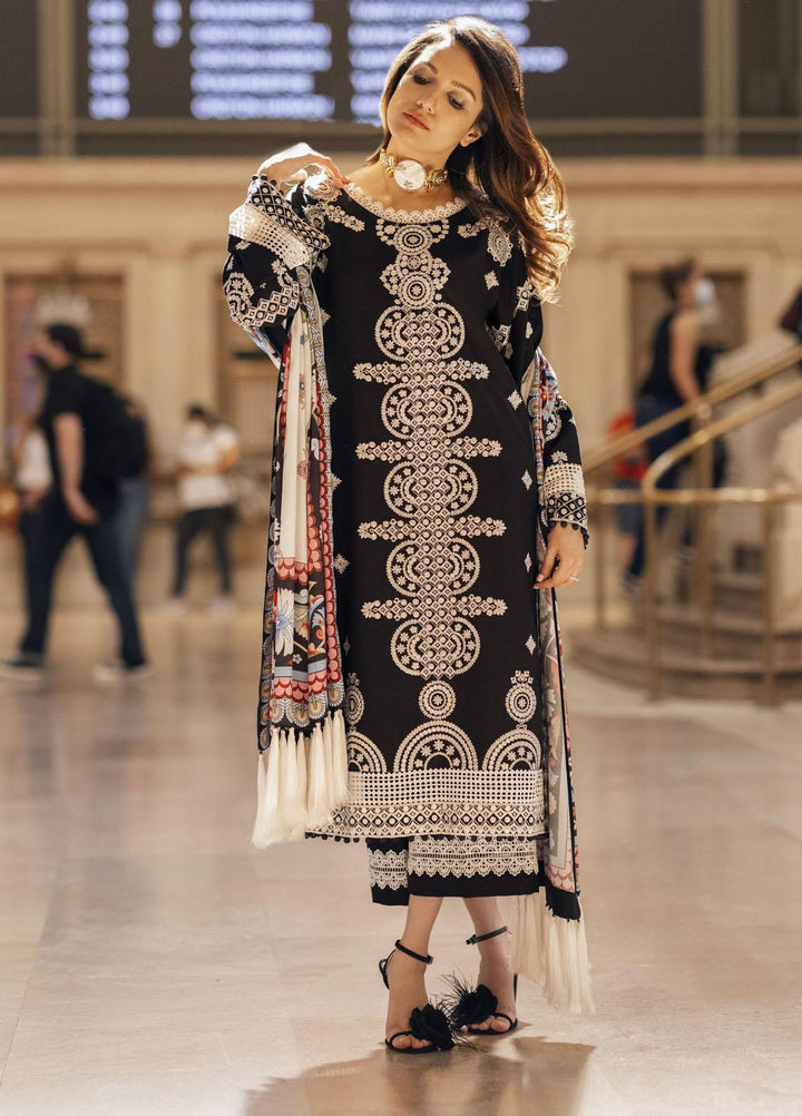 Mushq Embroidered Linen Suits Unstitched 3 Piece MQ21BW MW21-05 Astoria - Winter Collection