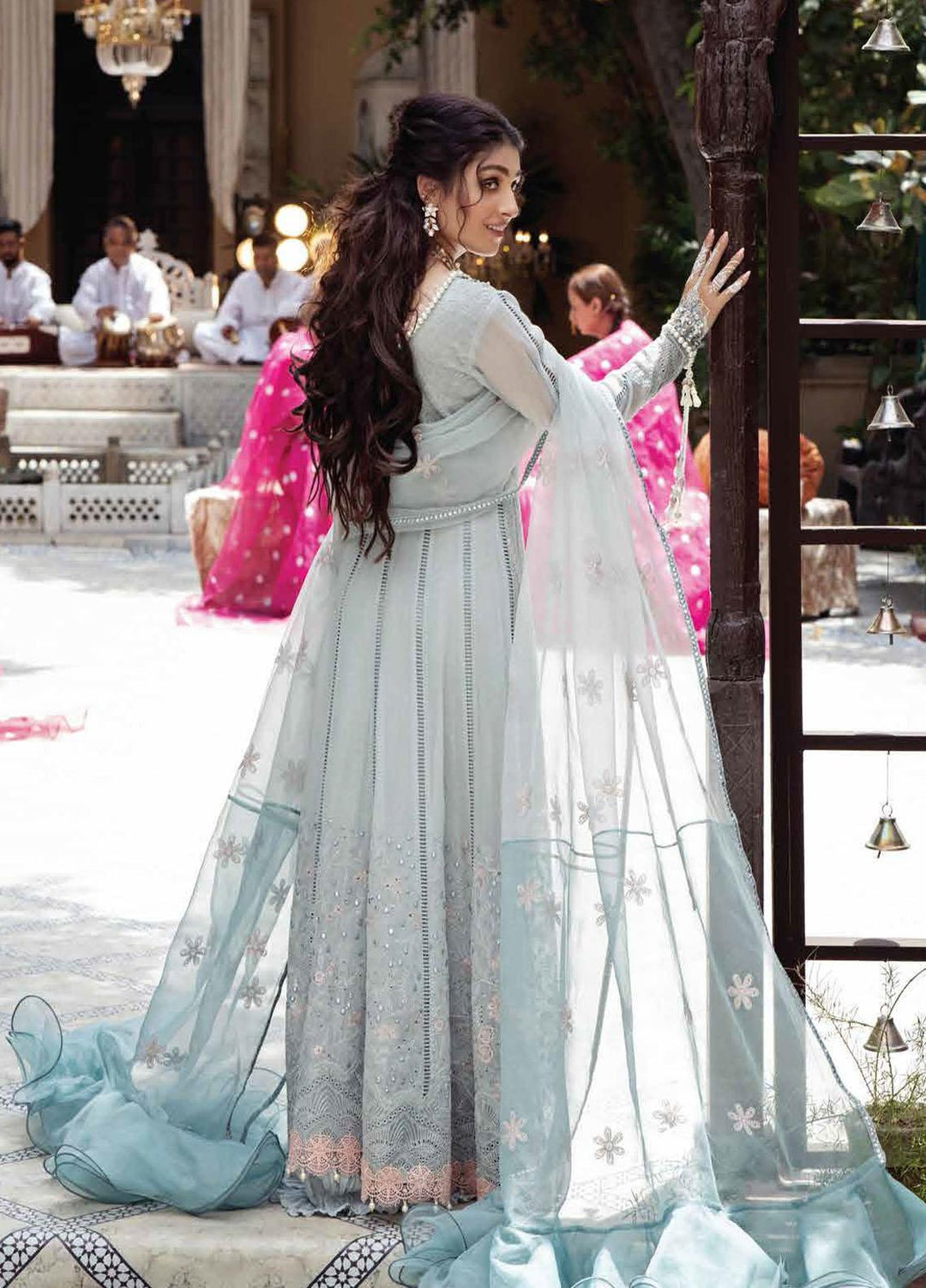 Mushq Chikankari Cotton Net Suits Unstitched 3 Piece MFC21-03 MASUMA - Festive Collection