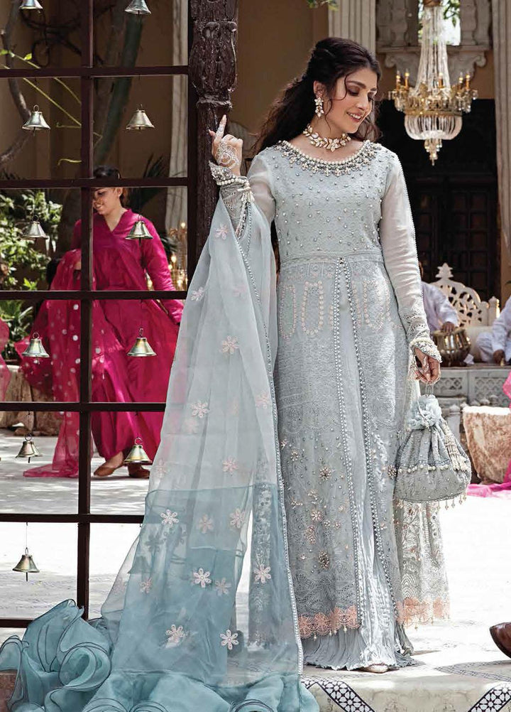 Mushq Chikankari Cotton Net Suits Unstitched 3 Piece MFC21-03 MASUMA - Festive Collection