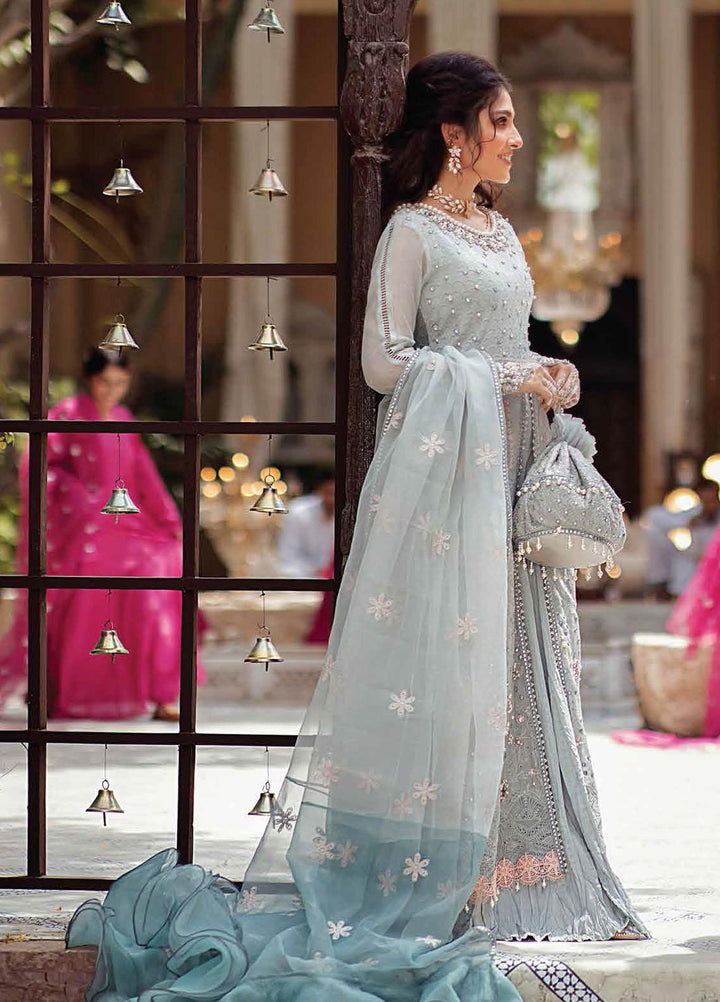Mushq Chikankari Cotton Net Suits Unstitched 3 Piece MFC21-03 MASUMA - Festive Collection