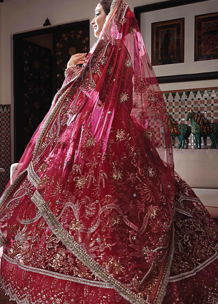 Dhee Rani By Mushq Embroidered Net Suits Unstitched 3 Piece MQ21WD TDL21-05 Dina - Wedding Collection