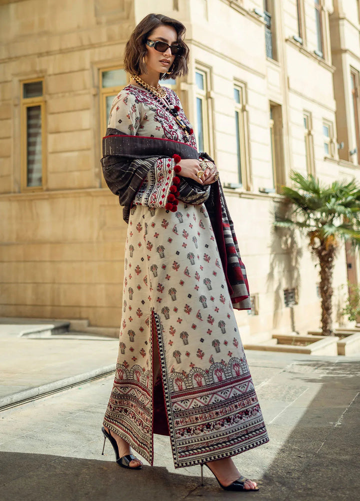 Mushq Embroidered Jacquard Suit Unstitched 3 Piece MQ24BW Dreamy Escape - Winter Collection