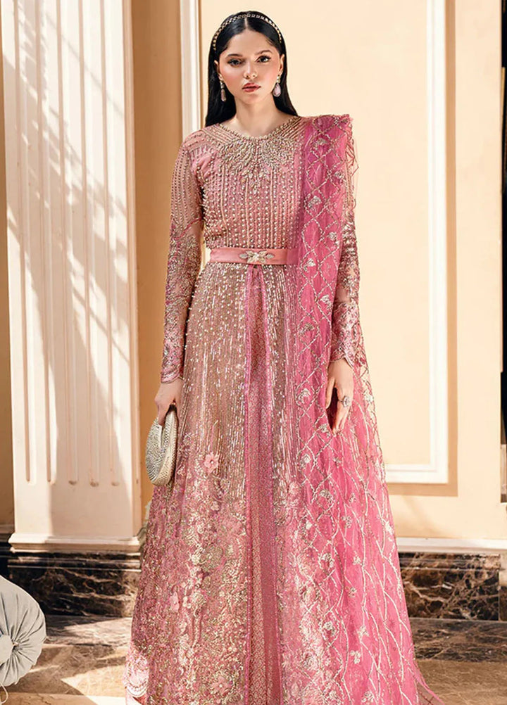 Mushq Embroidered Net Suit Unstitched 4 Piece MQ25MW MWD-04 Bonafide - Formals Collection