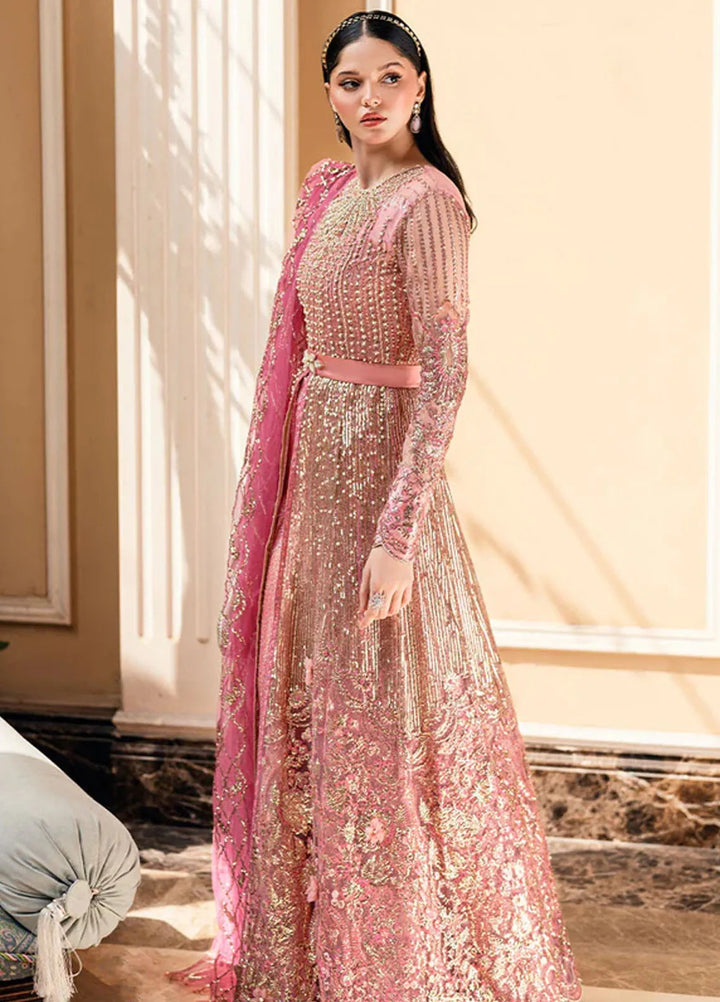 Mushq Embroidered Net Suit Unstitched 4 Piece MQ25MW MWD-04 Bonafide - Formals Collection