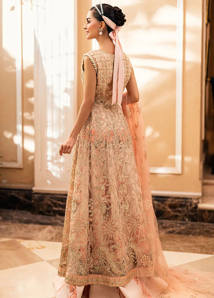 Mushq Embroidered Net Suit Unstitched 4 Piece MQ25MW MWD-07 Isharay - Formals Collection