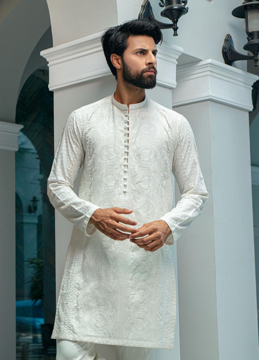 Mushq Cotton Festive Kurta for Men -  AGATE (K)