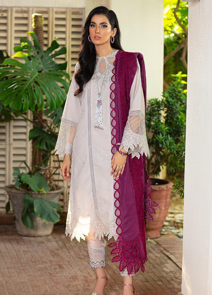 Mushq Embroidered Karandi Pret 3 Piece Suit MWP-03 Daffodils
