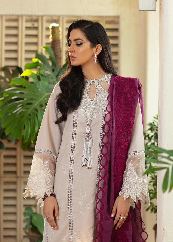 Mushq Embroidered Karandi Pret 3 Piece Suit MWP-03 Daffodils
