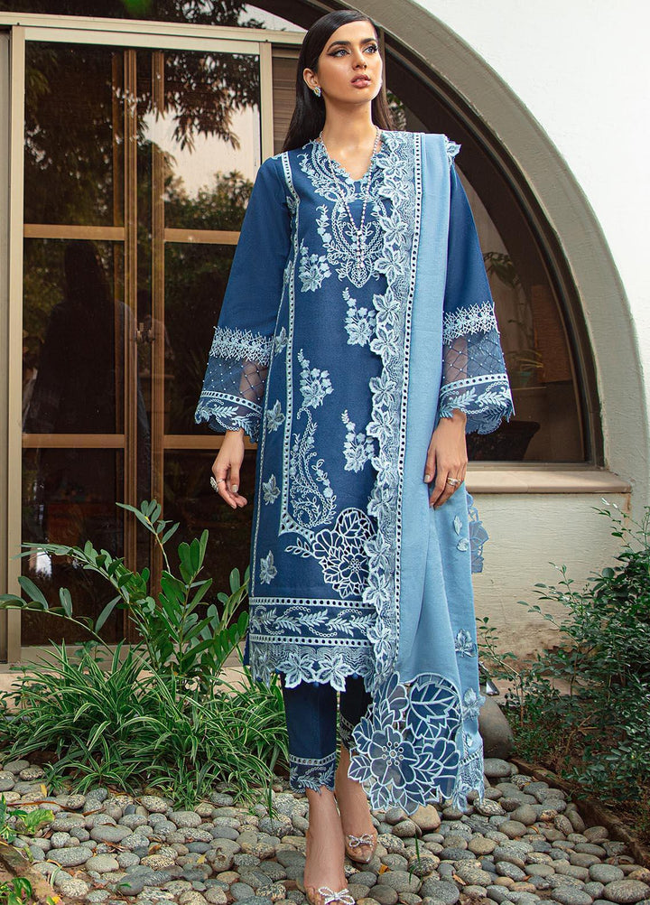Mushq Embroidered Karandi Pret 3 Piece Suit MWP-04 Mahonia