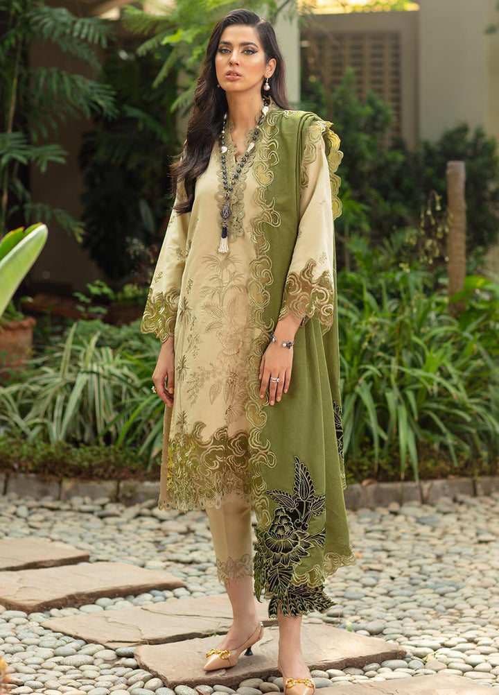 Mushq Embroidered Karandi Pret 3 Piece Suit MWP-06 Willow