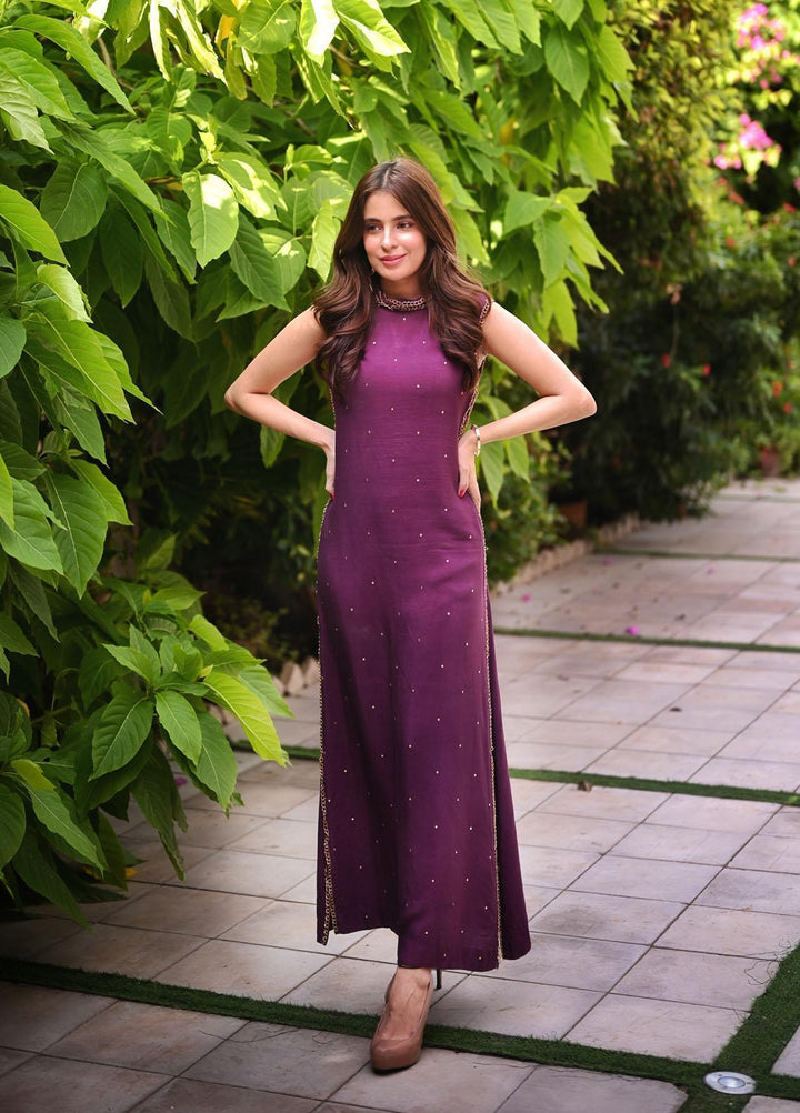Muzains Luxury Pret  Cotton Net 2 Piece Dress MUZ22E MP-3060