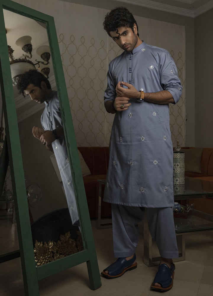 Muzains Cotton Formal Kurta Shalwar for Men -  MUZ22M MM-015