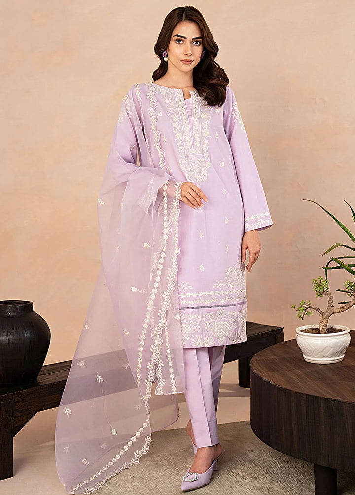 Mystic Motifs By Hana Pret Embroidered Cotton 3 Piece Suit Elif