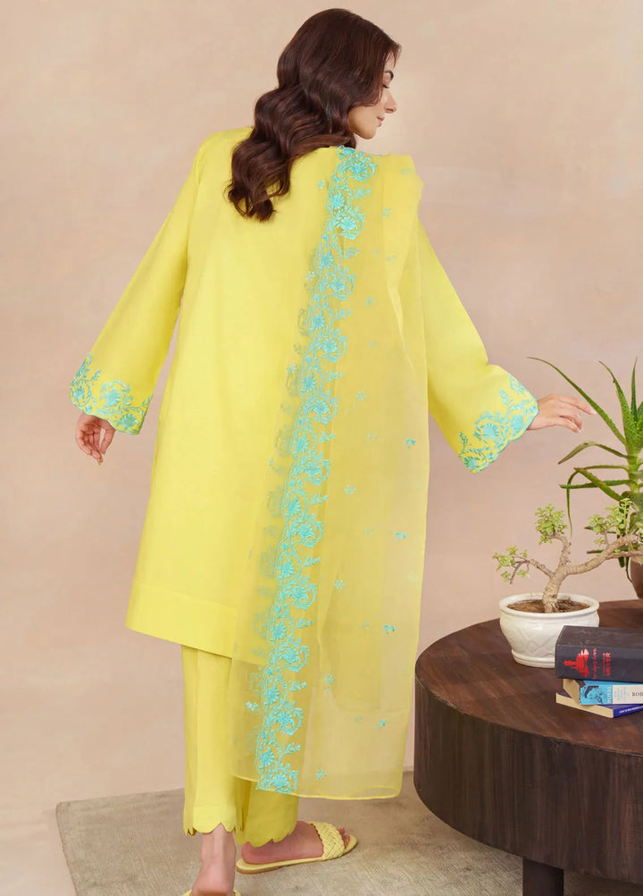 Mystic Motifs By Hana Pret Embroidered Cotton 3 Piece Suit Fidan
