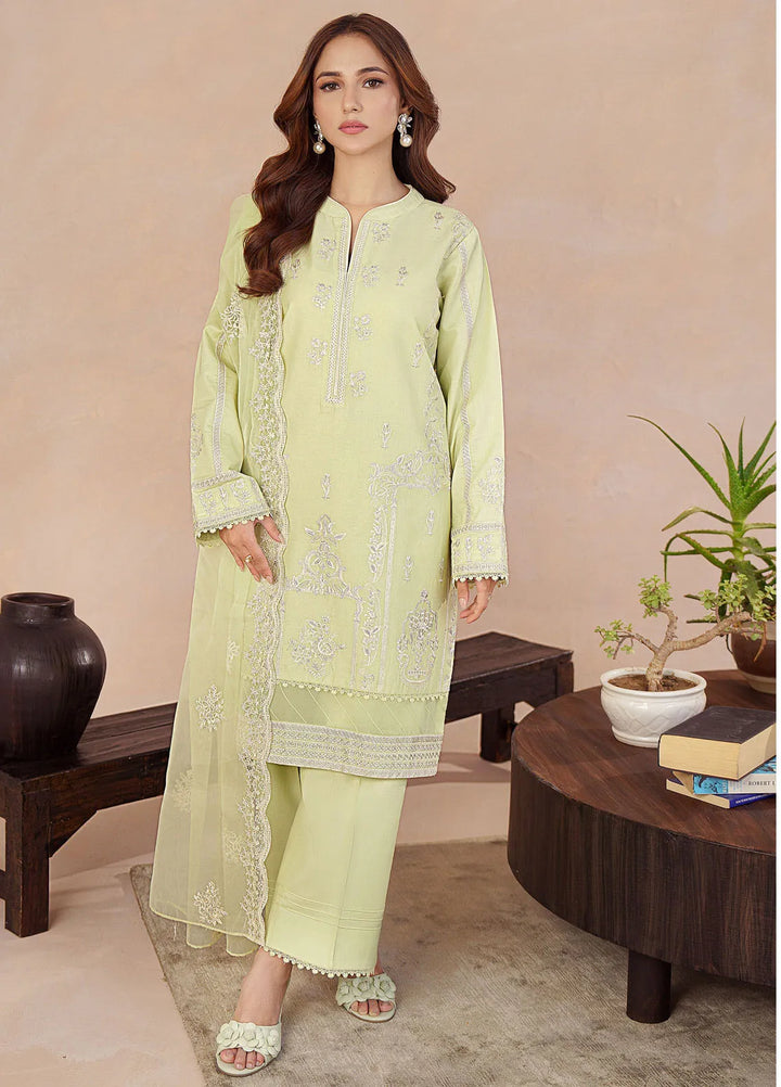 Mystic Motifs By Hana Pret Embroidered Cotton 3 Piece Suit Lale