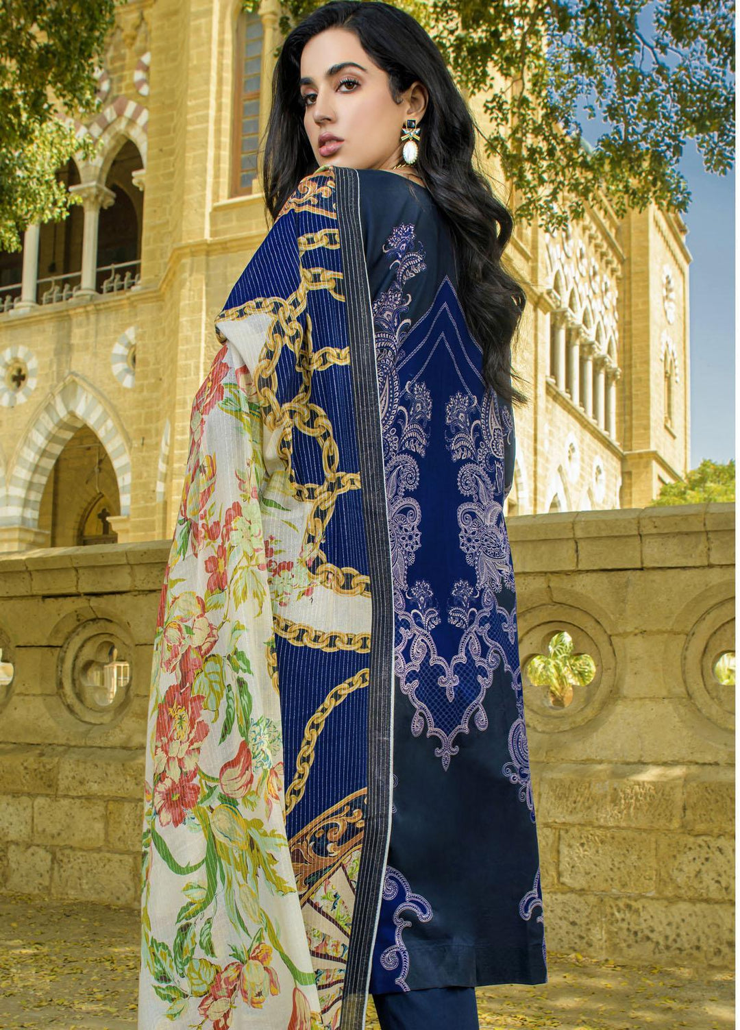 Mystique Embroidered Lawn Suits Unstitched 3 Piece MYS21SS 08 - Spring / Summer Collection