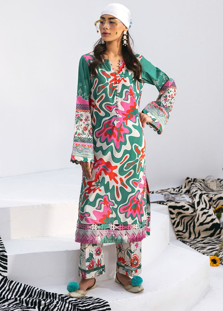 N Girl by Nureh Printed Lawn Suits Unstitched 2 Piece NU24NG NGL-10 - Summer Collection