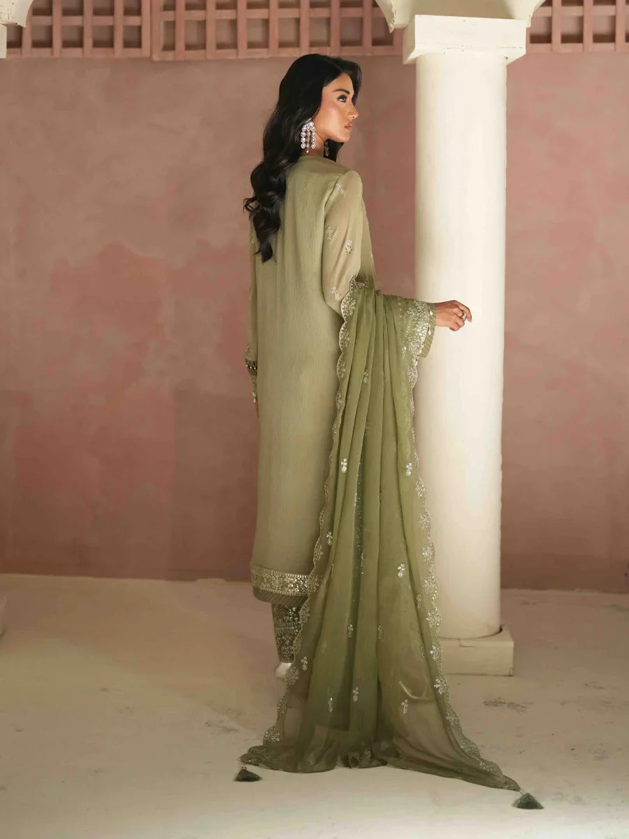 Salitex Unstitched Embroidered Chiffon 3 Piece Suit SUNS8CH513 Festive Collection