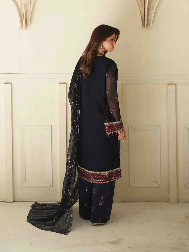 Salitex Unstitched Embroidered Chiffon 3 Piece Suit SUNS8CH510 Festive Collection