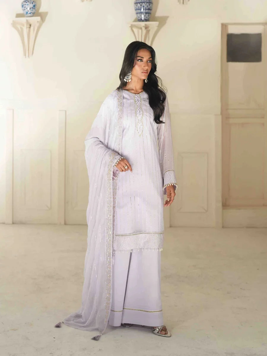 Salitex Unstitched Embroidered Chiffon 3 Piece Suit SUNS8CH502 Festive Collection