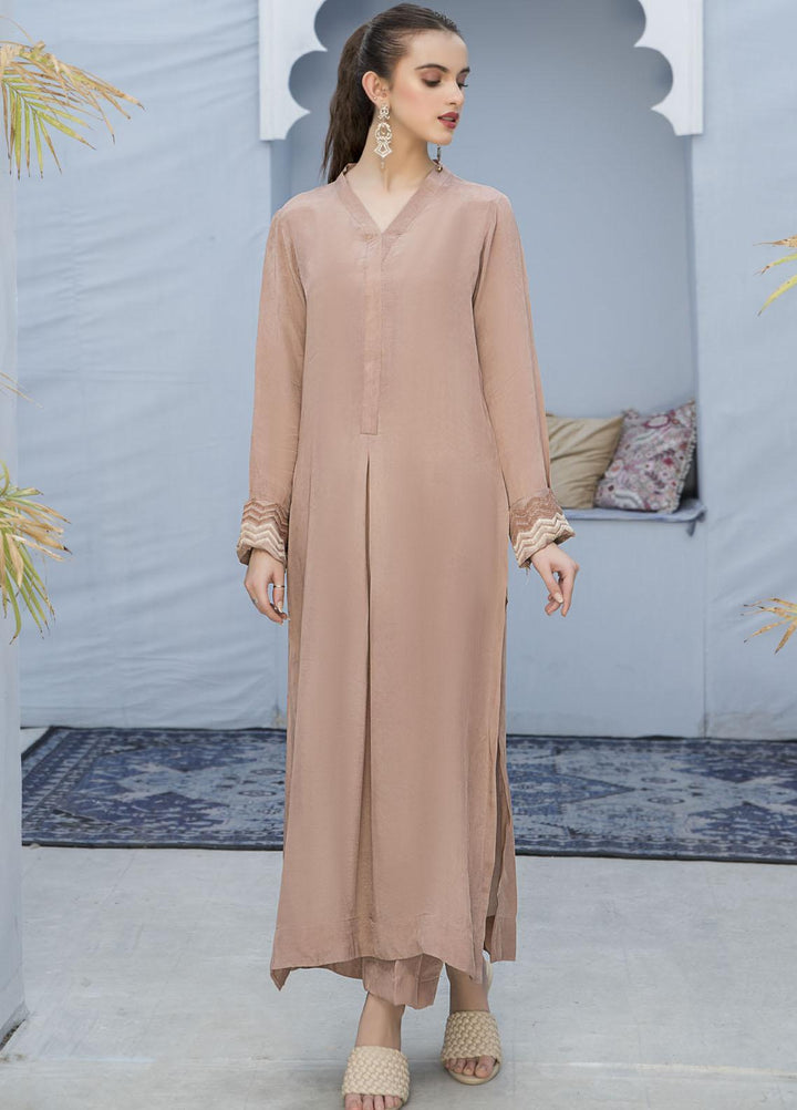 Naayas Luxury Pret  Silk Shirt Summer Bloom