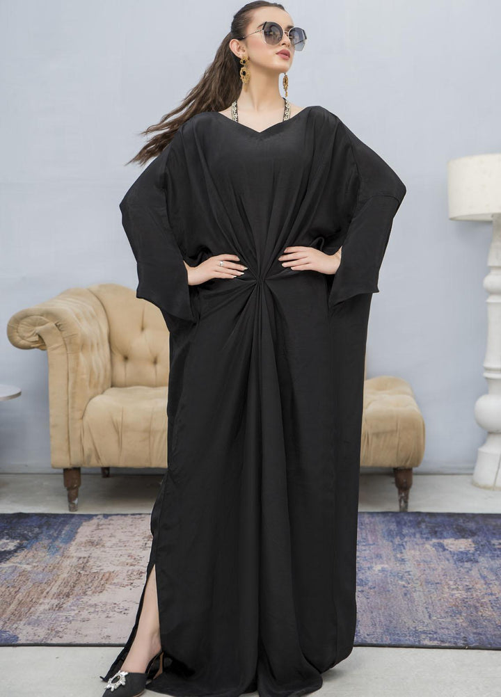 Naayas Luxury Pret  Silk Kaftan Fireball