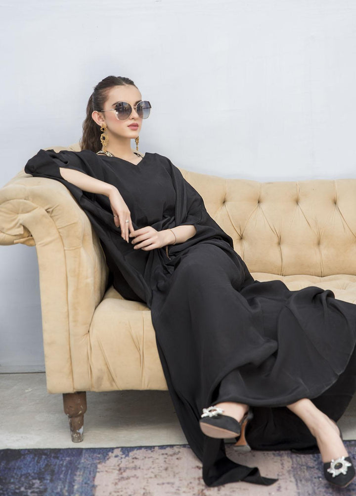 Naayas Luxury Pret  Silk Kaftan Fireball