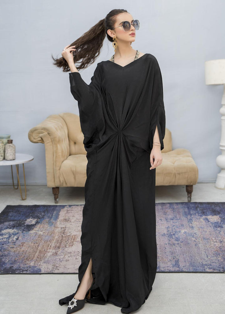 Naayas Luxury Pret  Silk Kaftan Fireball