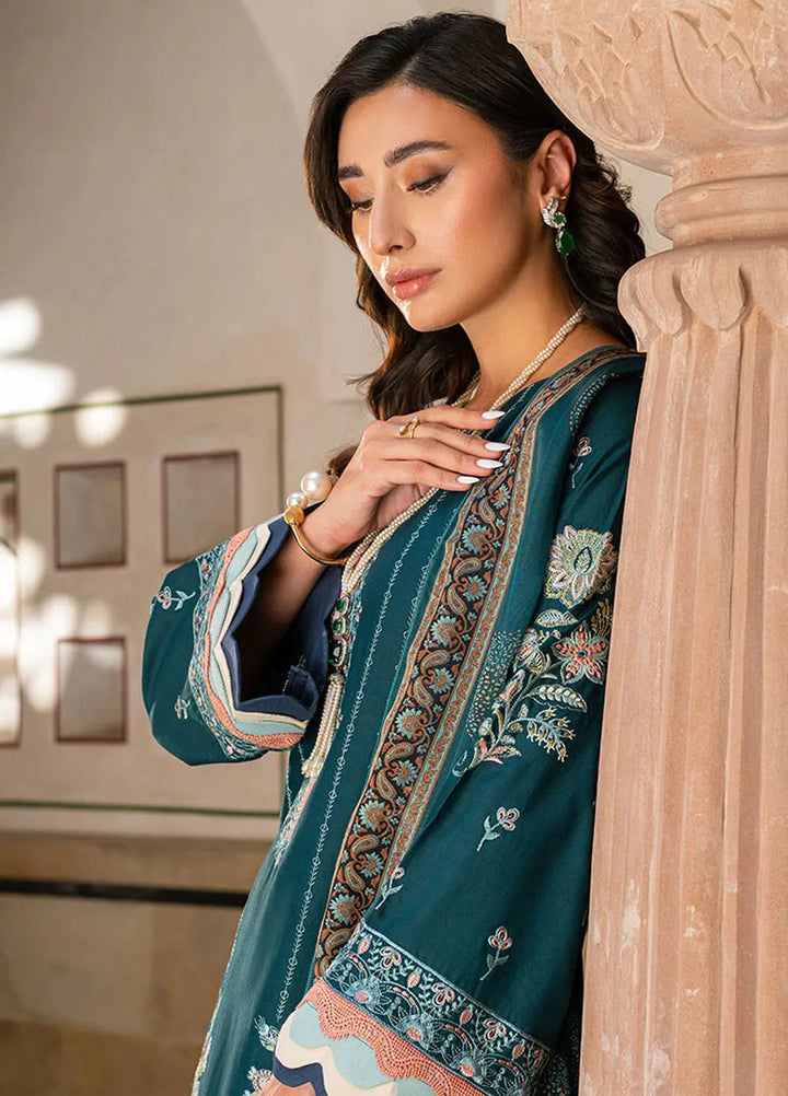 Naayas Embroidered Lawn Suit Unstitched 3 Piece NS24E Capri - Summer Collection