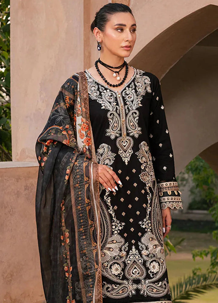 Naayas Embroidered Lawn Suit Unstitched 3 Piece NS24E Gloria - Summer Collection